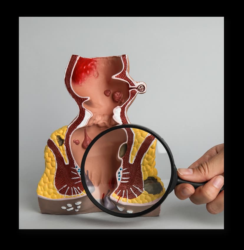 Anal fissure, anal fistula
